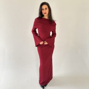 Rou Burgundy dress